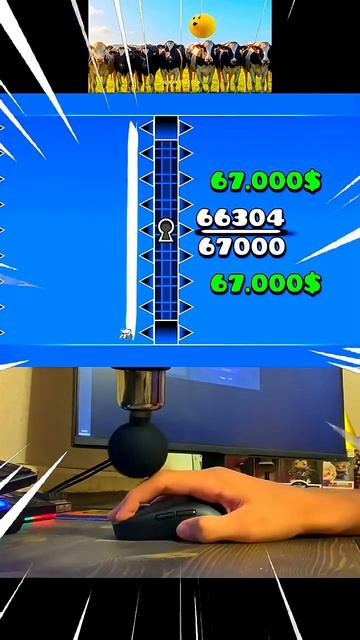 It's Me It's Verity VS 67,676 Click Spider Trap in Geometry Dash! #shorts #geometrydash   #gd