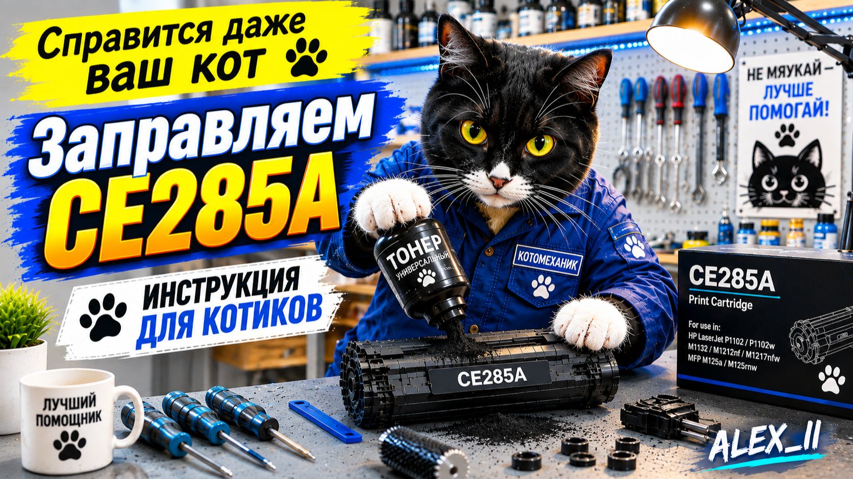 🖨️ CE285A больше не выбрасываем! Как заправить картридж дома своими руками