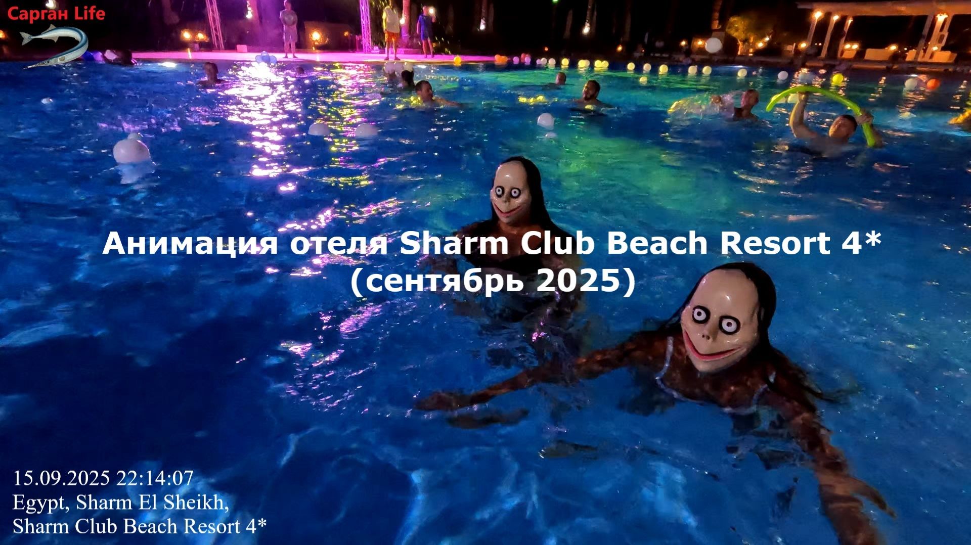 Анимация отеля Sharm Club Beach Resort 4 (сентябрь 2025)