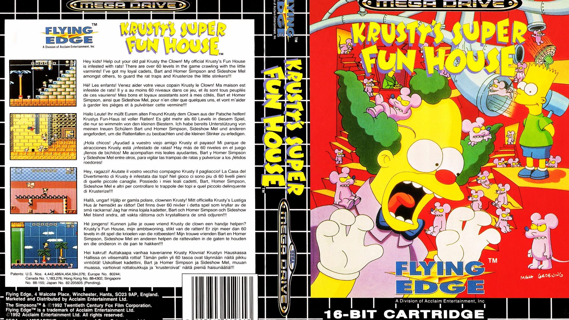 Krustys Super Fun House (Genesis)