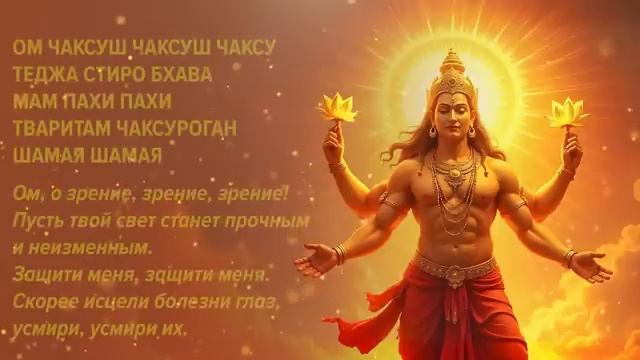 Мантра исцеления зрения от всех болезней глаз Чакшуши Видья Мантра 12 раз