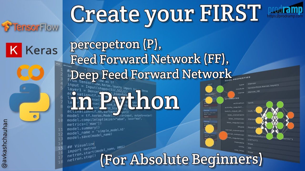 3) Create And Visualize Your First Perceptron (P) And Feed Forward (FF) Network In Python