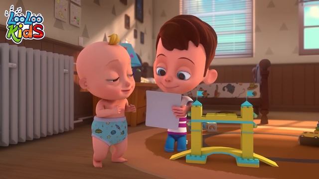 ☝️ Семья пальчиков - (Официальное видео) - LooLoo Kids Детские стишки и песни
