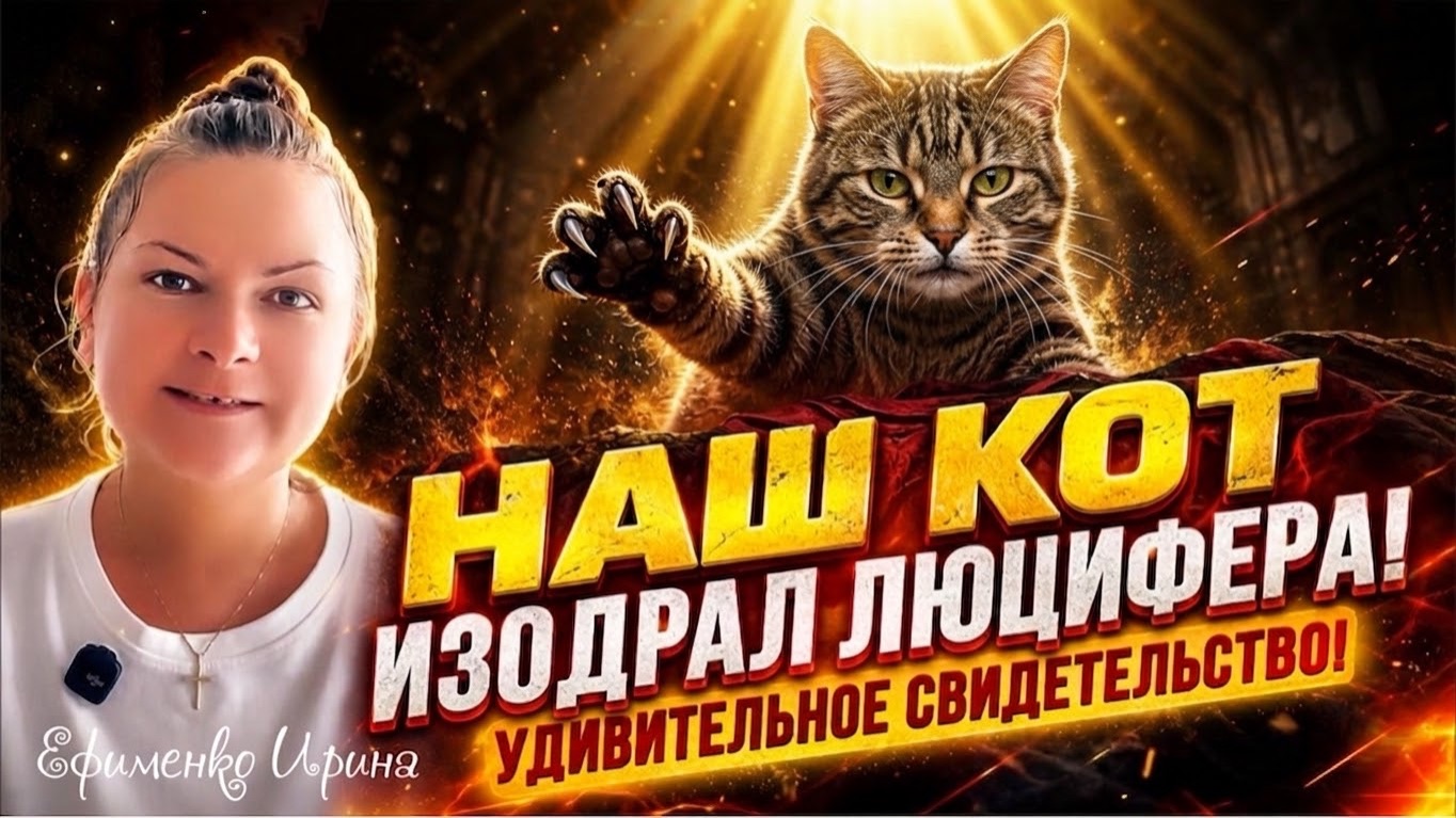 Удивительное свидетельство в начале моего пути за Господом: как наш кот Кузя изодрал люцифера