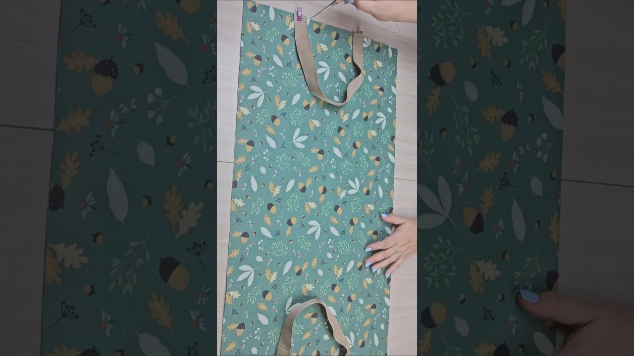 A TOTE BAG In 15 MINUTES!  #sewing #diy #sewingtutorial #handmade