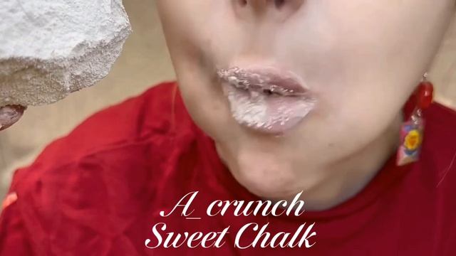 Sweet Chalk/Мокрый Песочный хруст Зернистый и Раффаэлло в воде из под глины Бордо/ASMR 🍒 🍭