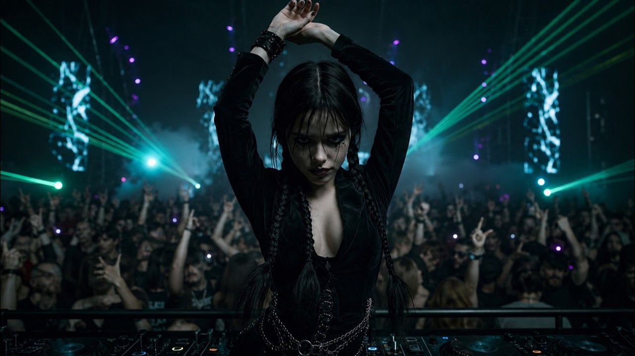 Hypnotic Dark Steel Fixation  Deep Industrial Tech Flow