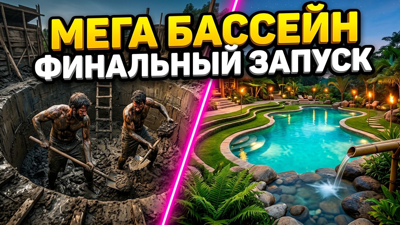 Дикая стройка: Подземные дома и бассейны в джунглях