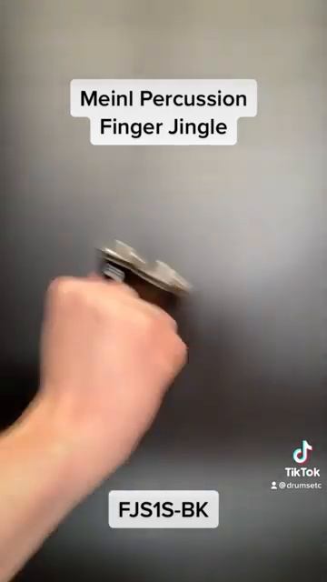 Meinl FJS1S-BK Cajon Finger Jingles
