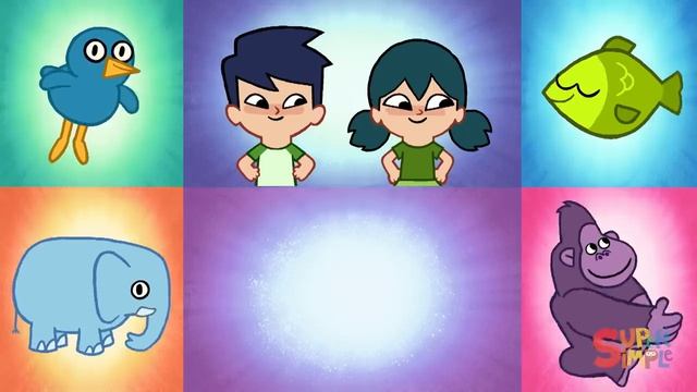 Our Favorite Animals Songs For Kids _ Super Simple Songs