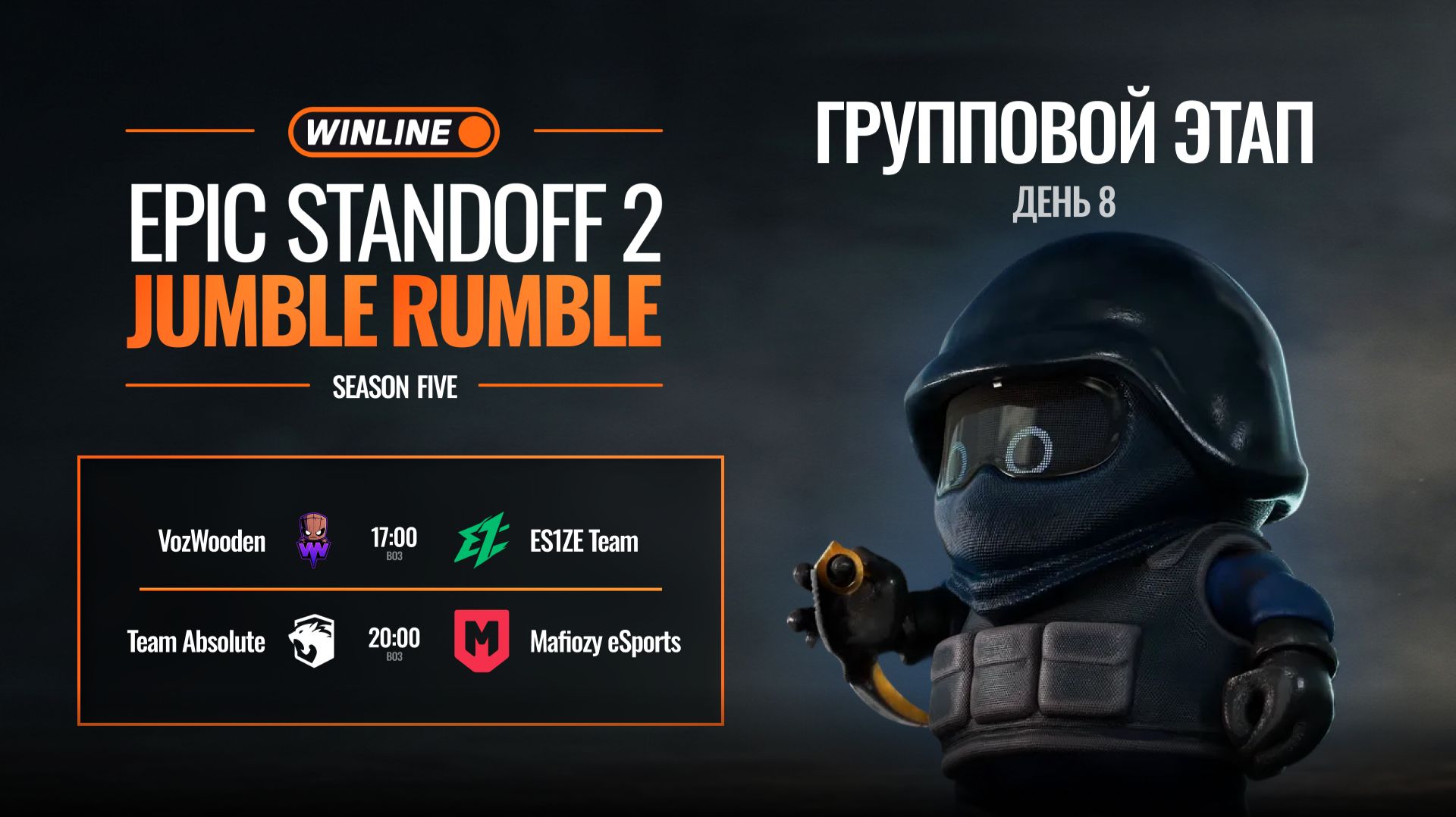 WINLINE EPIC Standoff 2 Jumble Rumble S5 | Group Stage | Day 8