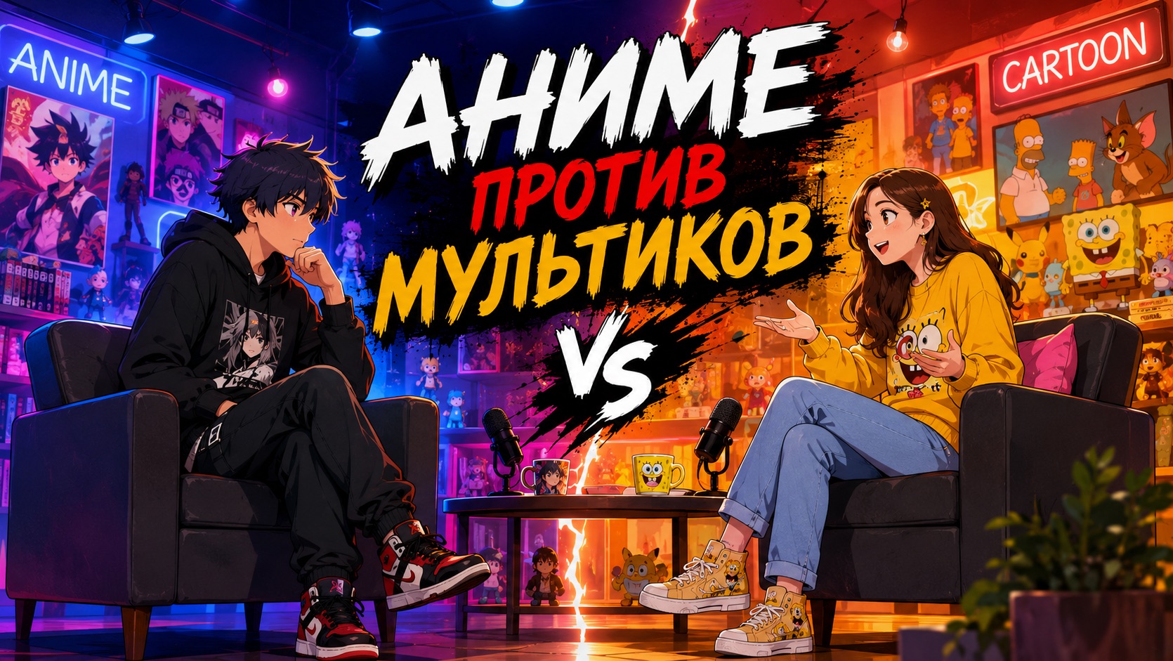 Аниме против мультиков
