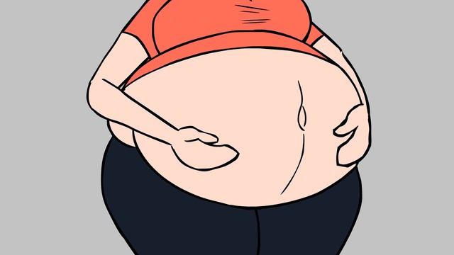 A Girl Is Fattened From A Tube