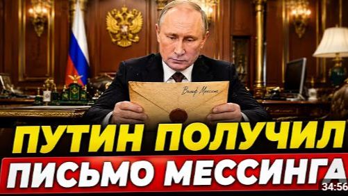 Путин получил письмо Мессинга спустя 51 год Последние слова оказались страшнее пророчества