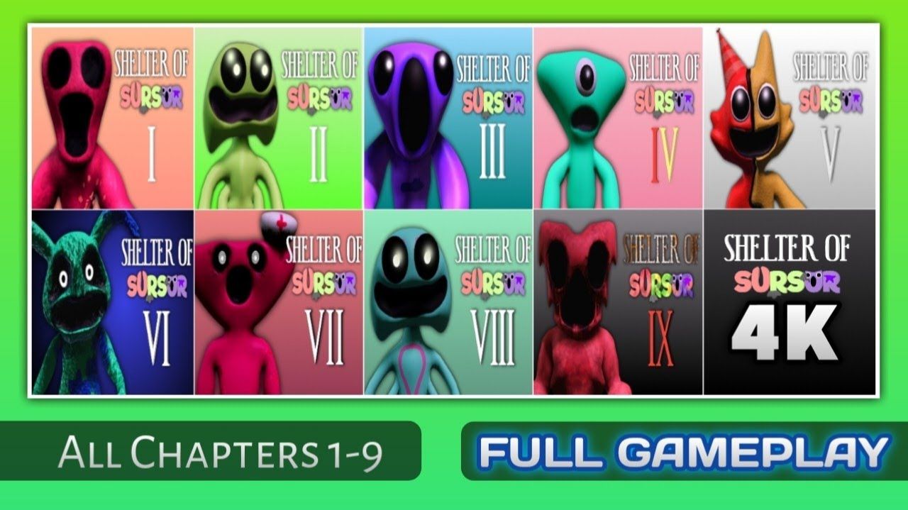 Shelter Of Sursurd Все главы (1,2,3,4,5,6,7,8,9) Полный игровой процесс + все Jumpscare # Банба