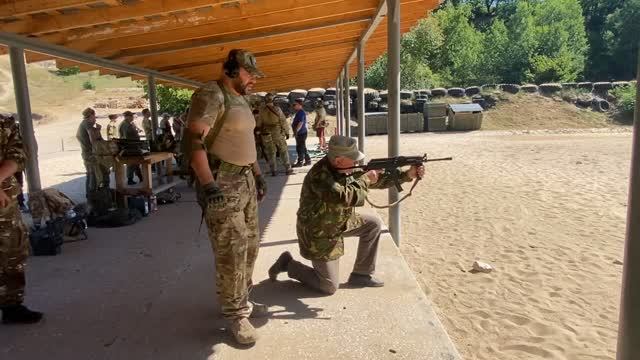 2026.08.30. Занятия казаков на полигоне в Воронеже.
