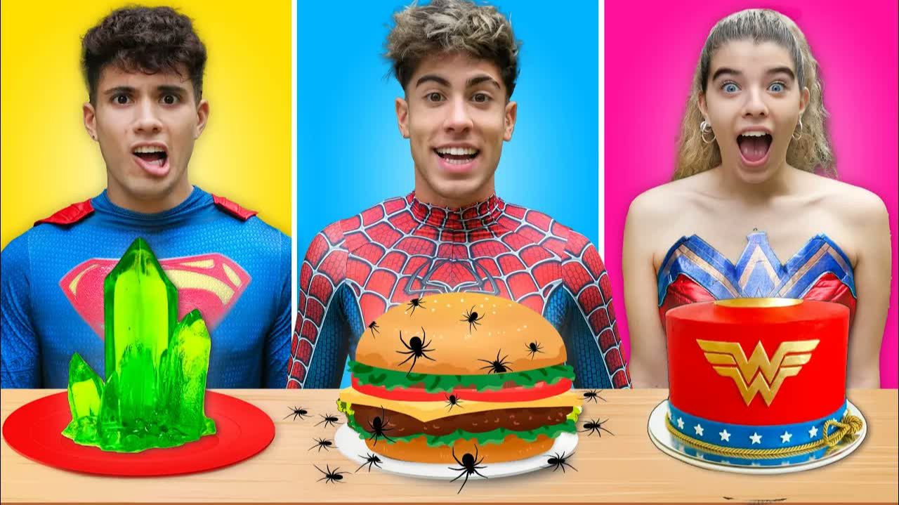 ПРОБУЕМ ЕДУ ИЗ МУЛЬТФИЛЬМОВ !!