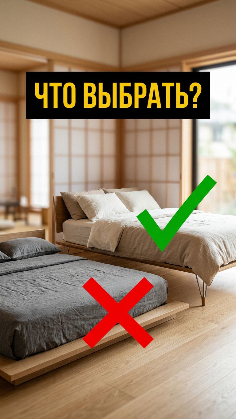 Мебель без ножек Vs ваши суставы