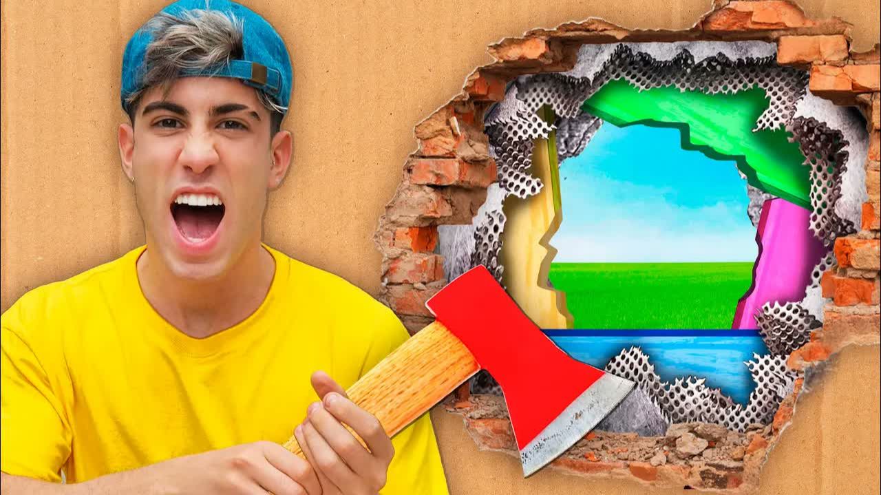 ПОБЕГ ИЗ НЕРАЗРУШАЕМОЙ КОРОБКИ СО 100 СЛОЯМИ !!