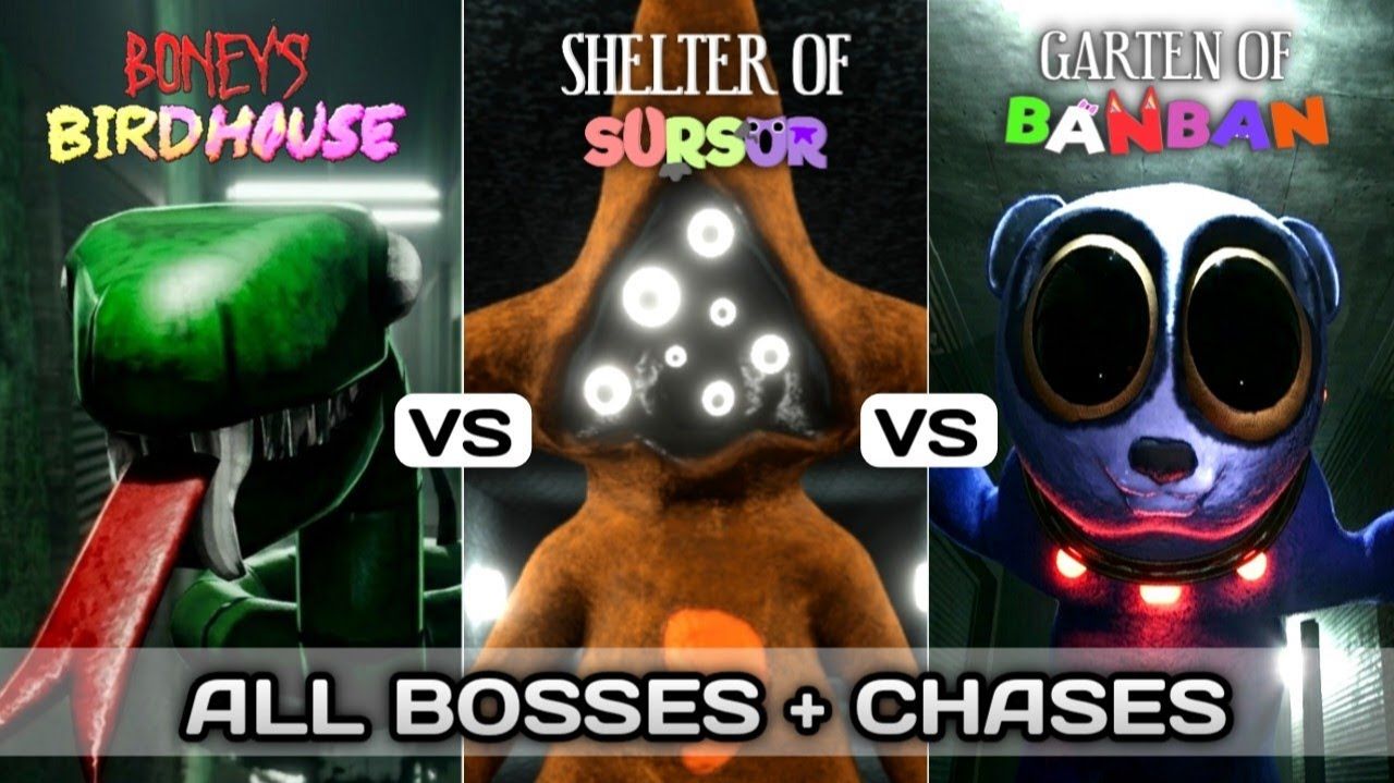 GARTEN OF BANBAN Vs SHELTER OF SURSUR Vs BONY'S BIRDHOUSE - ВСЕ БОССЫ И ПОГОНЕНИЯ + СКАРЫ