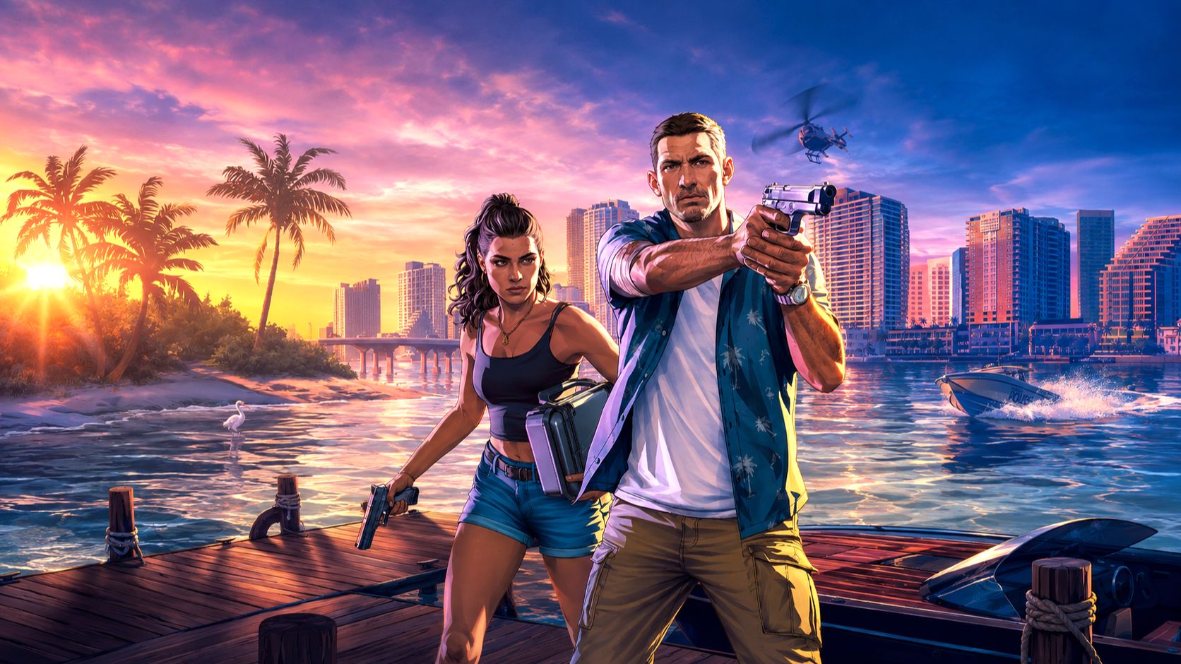 GTA 6 (Grand Theft Auto 6) —  Русский геймплейный трейлер (2026)