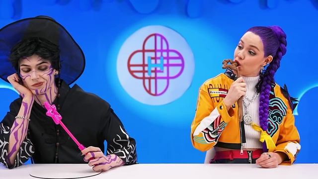 Real Food Vs Chocolate Food Challenge With KPop Demon Hunters