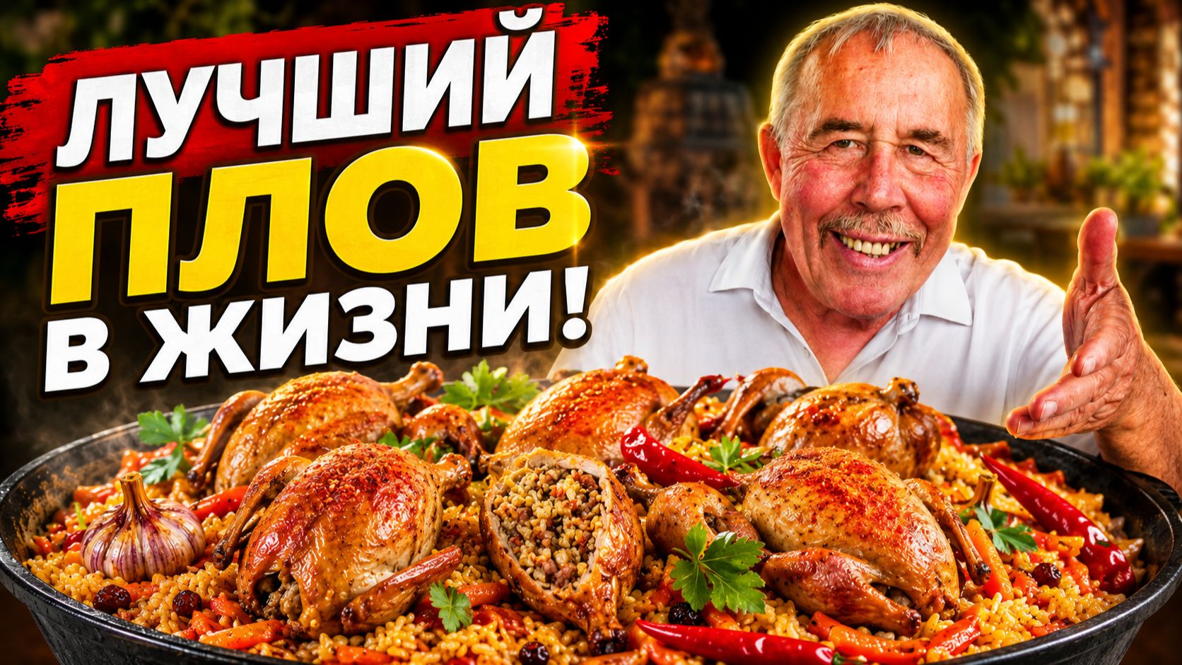 в казане на костре