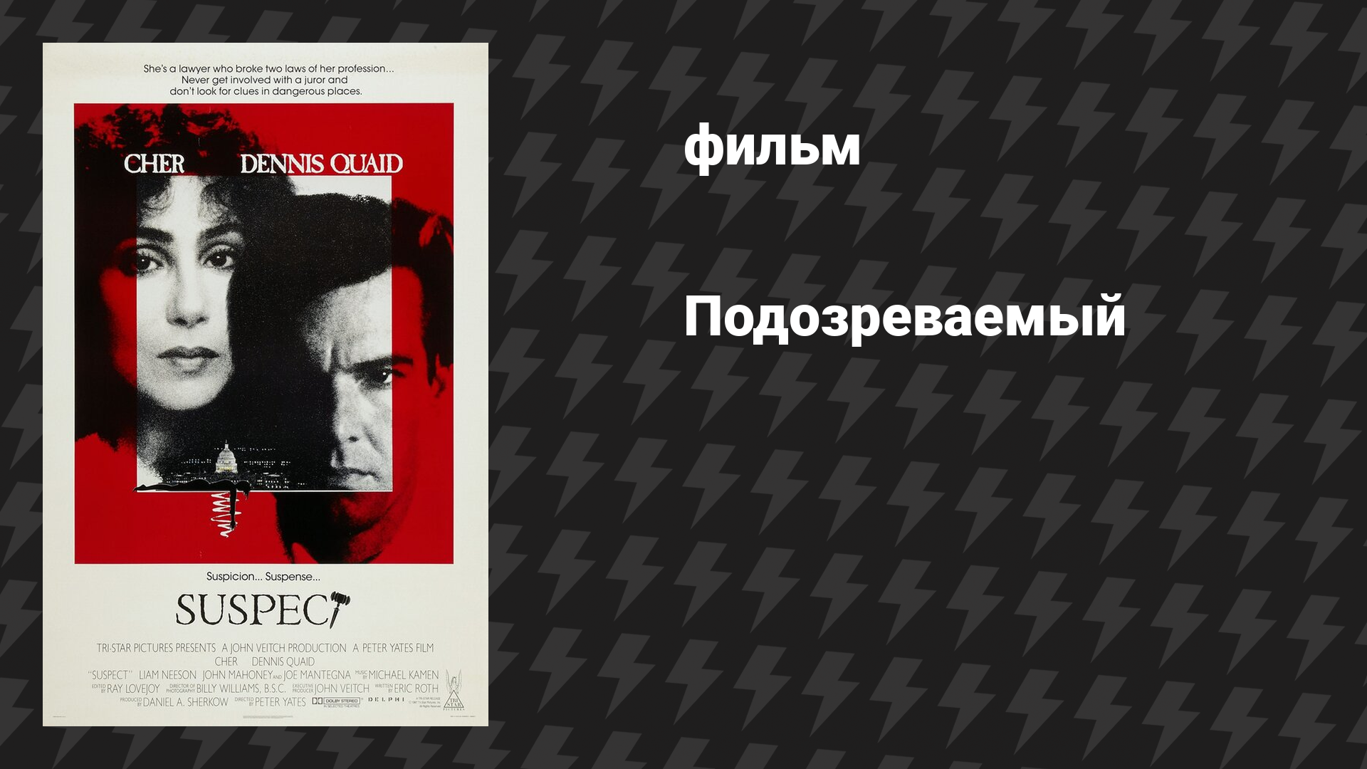 Подозреваемый (фильм, 1987)