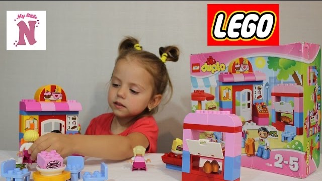 🧱☕ ЛЕГО ДУПЛО КАФЕ! 😍🍰 СТРОИМ И ИГРАЕМ С LEGO DUPLO 10587! 🥳🎈 ВЕСЁЛАЯ ИГРА ДЛЯ ДЕТЕЙ! 👧🧒