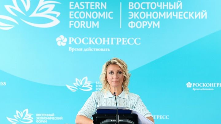 FM Spokeswoman Maria Zakharova On The Sidelines Of The 11th EE Forum, Vladivostok, September 1, 2026