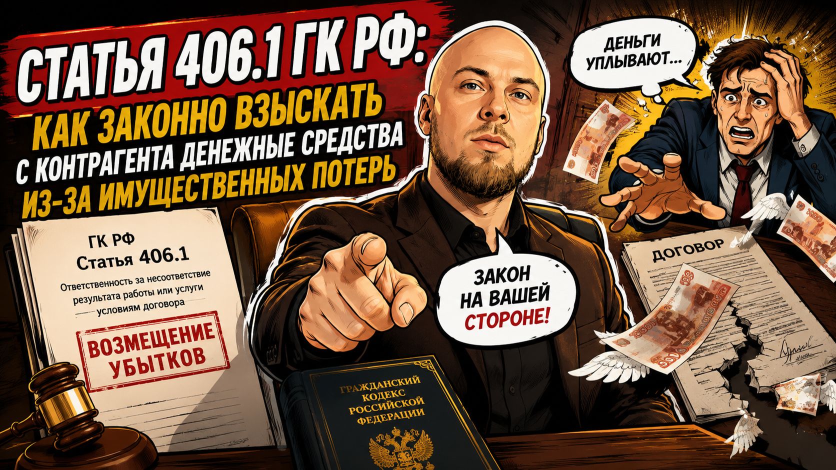 Статья 406.1 ГК РФ: Как законно взыскать с контрагента денежные средства из-за имущественных потерь
