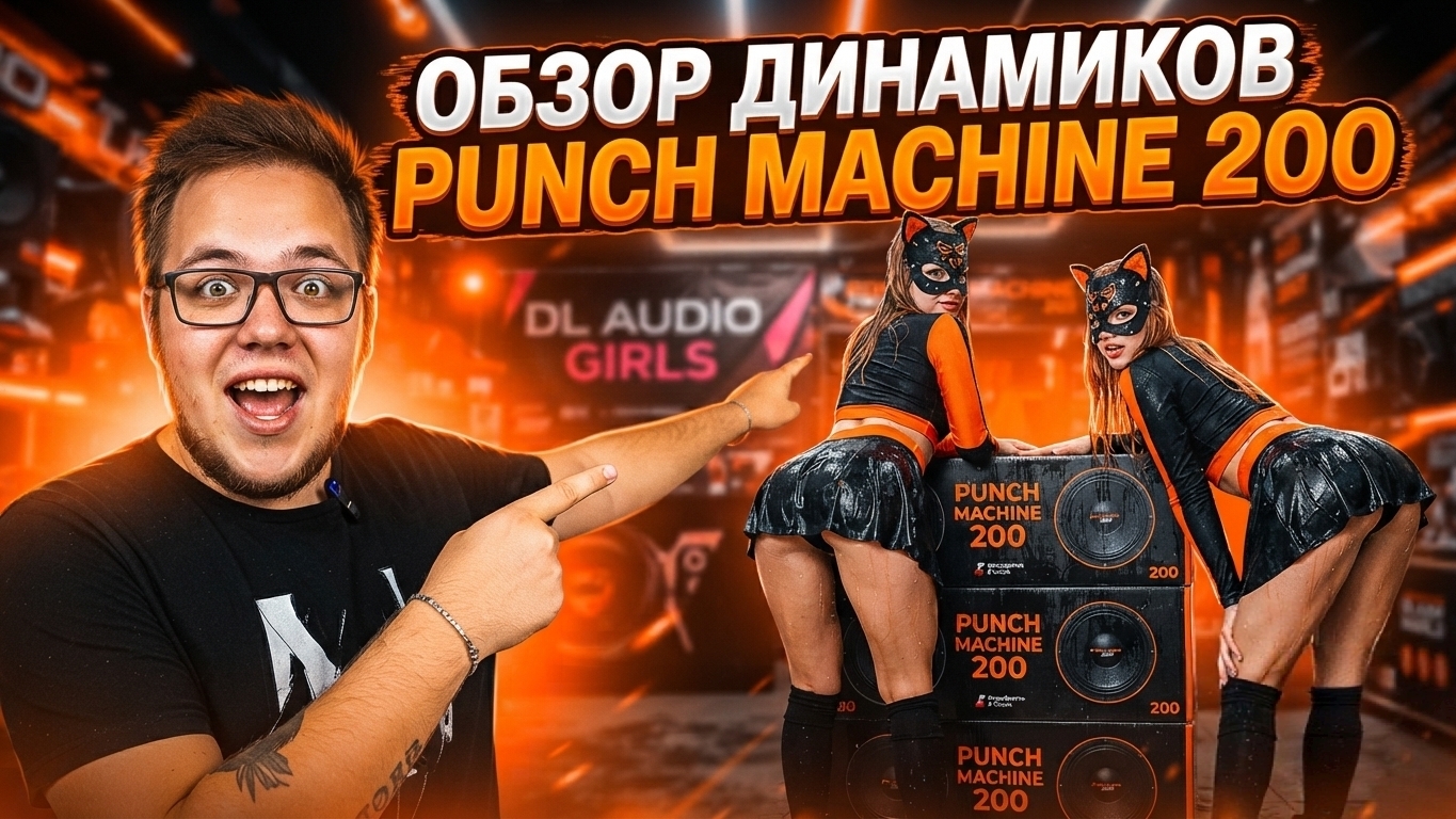 ОБЗОР И ПРОСЛУШКА ДИНАМИКОВ DL PUNCH MACHINE 200