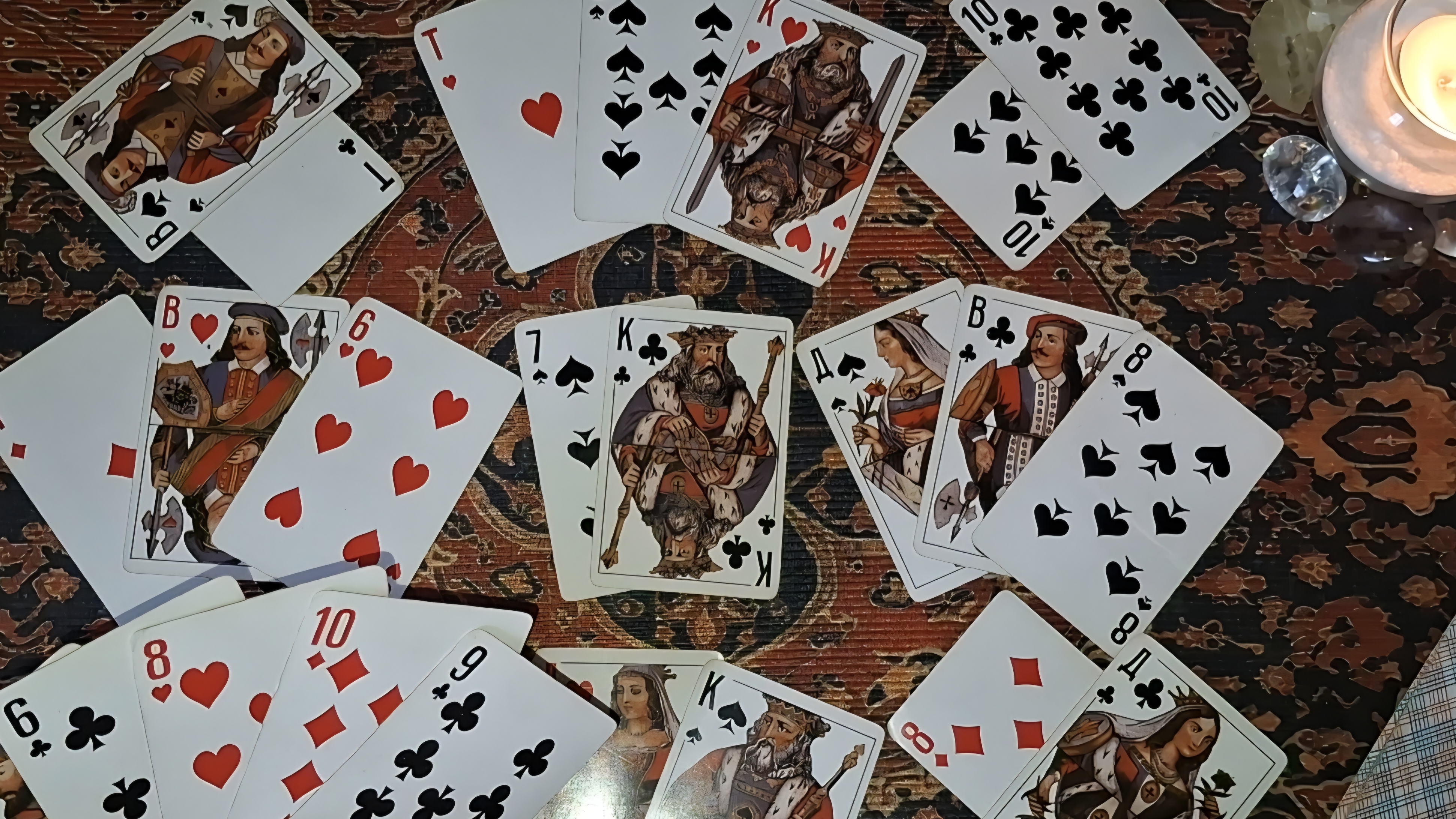 Расклад на крестового короля ♣️и♥️ червовую даму