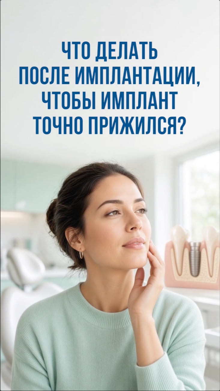 Зубные импланты.
