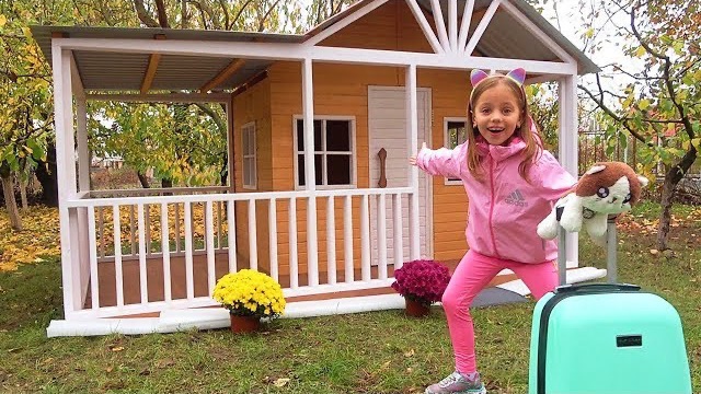 🏠✨ У НАСТИ НОВЫЙ ДОМ! 😍 ОПЯТЬ ПЕРЕЕЗД! 📦🎀 Игровой ДОМИК с МЕБЕЛЬЮ — обустраиваем новое место!