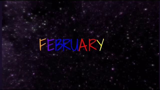 The 12 Months Of The Year. (Speeding Up)
