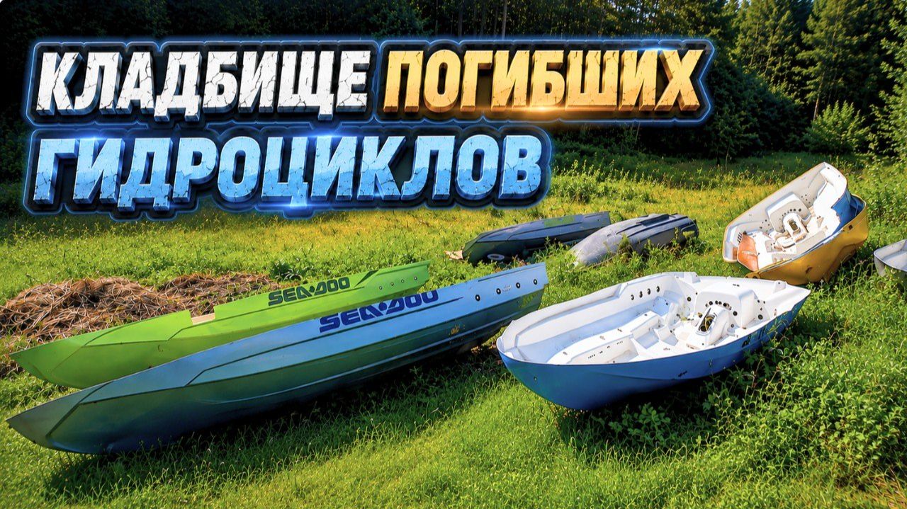 Кладбище погибших гидроциклов .