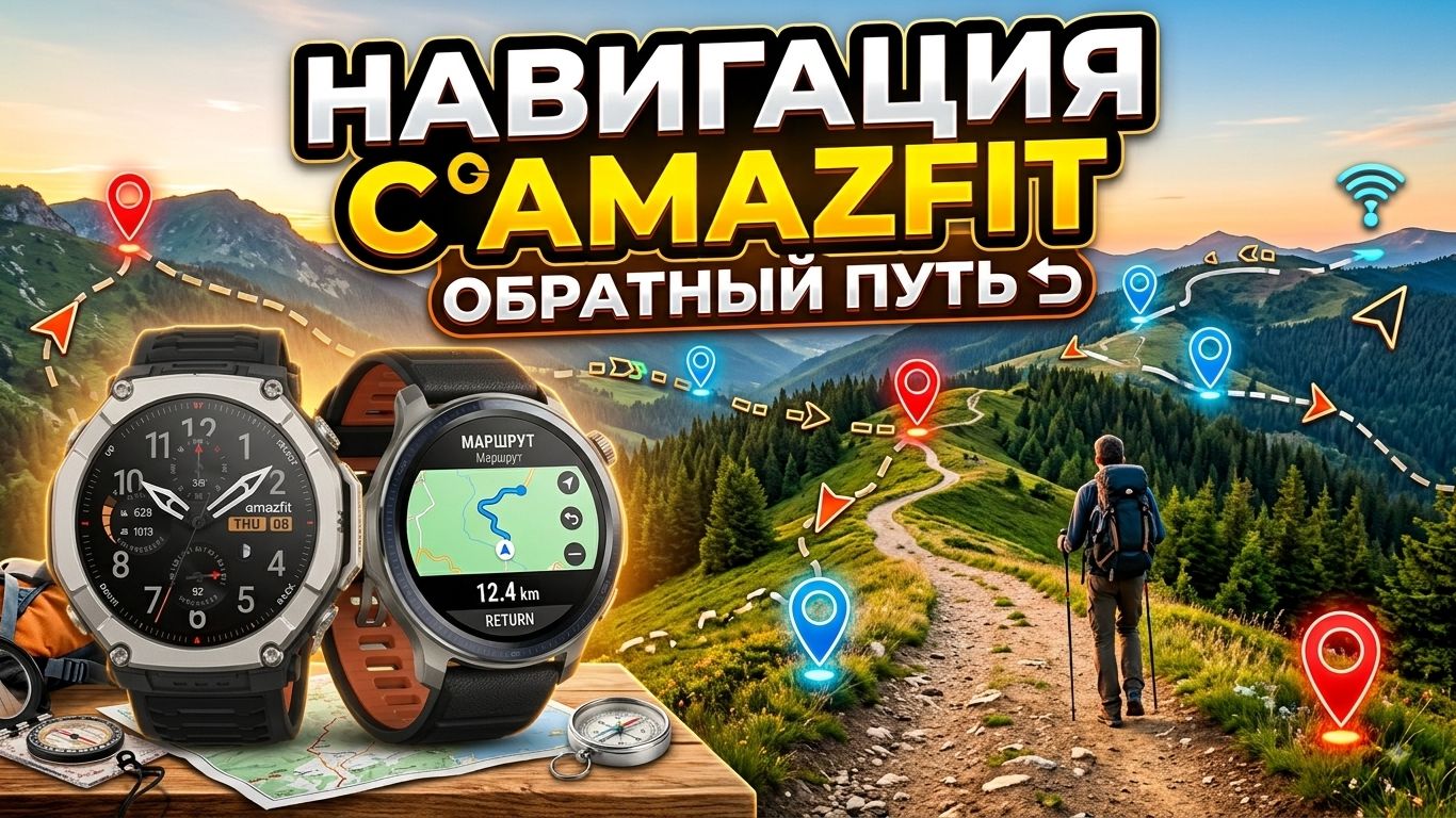 Навигация с Amazfit: Обратный путь!