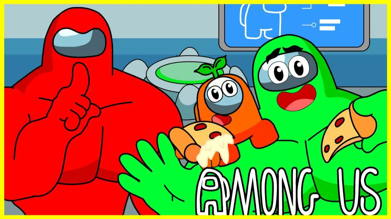 ⭐️ GIANT CREWMATE & MINI CREWMATE STORY — AMONG US ANIMATION
