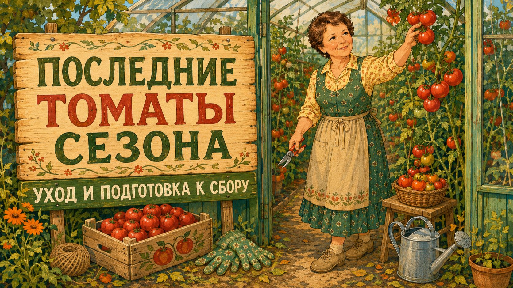 Последние томаты сезона: уход и подготовка к сбору