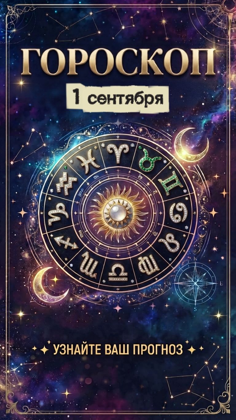Гороскоп на 1 сентября 2026 года