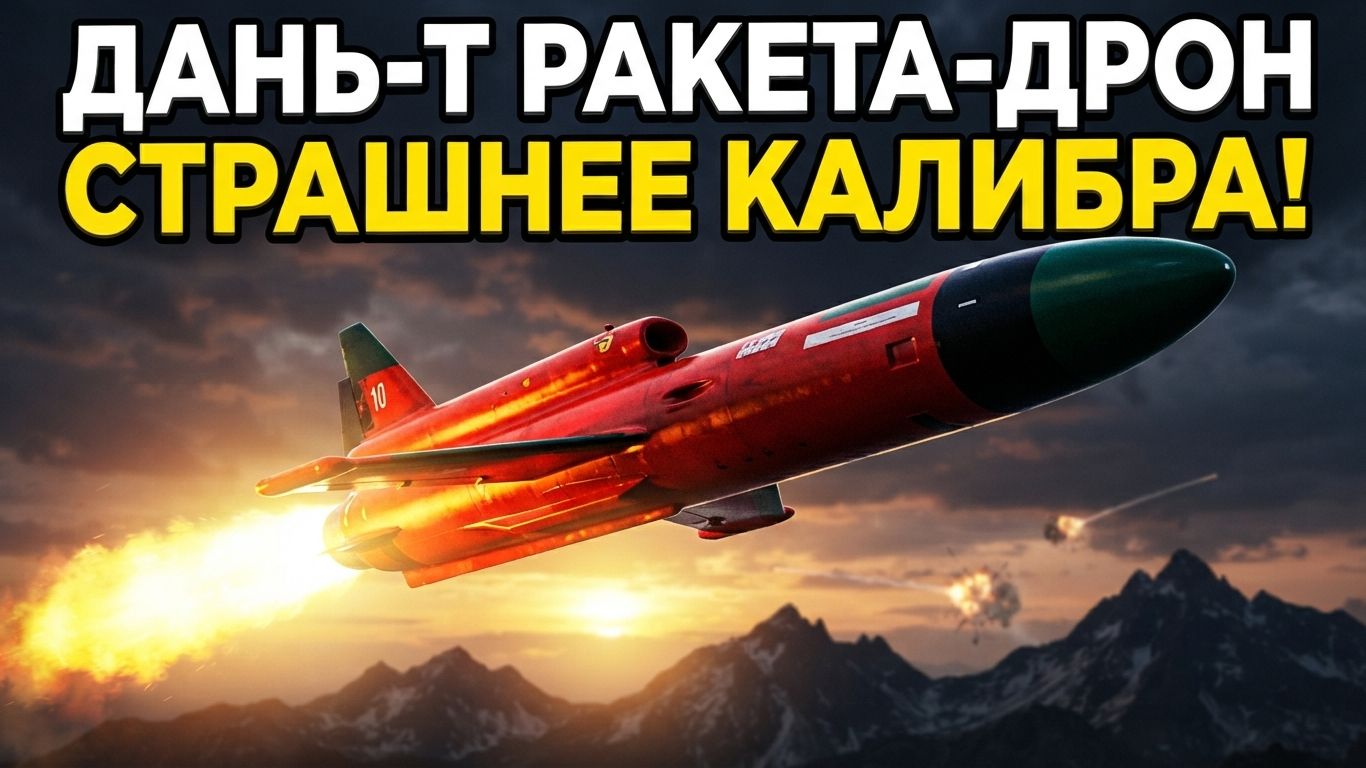 Дань-Т новейшая ракета-дрон. 10 000 боеприпасов в год!