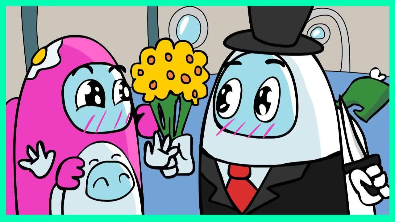 ❤️ IMPOSTOR LOVE CREWMATE — AMONG US ANIMATION