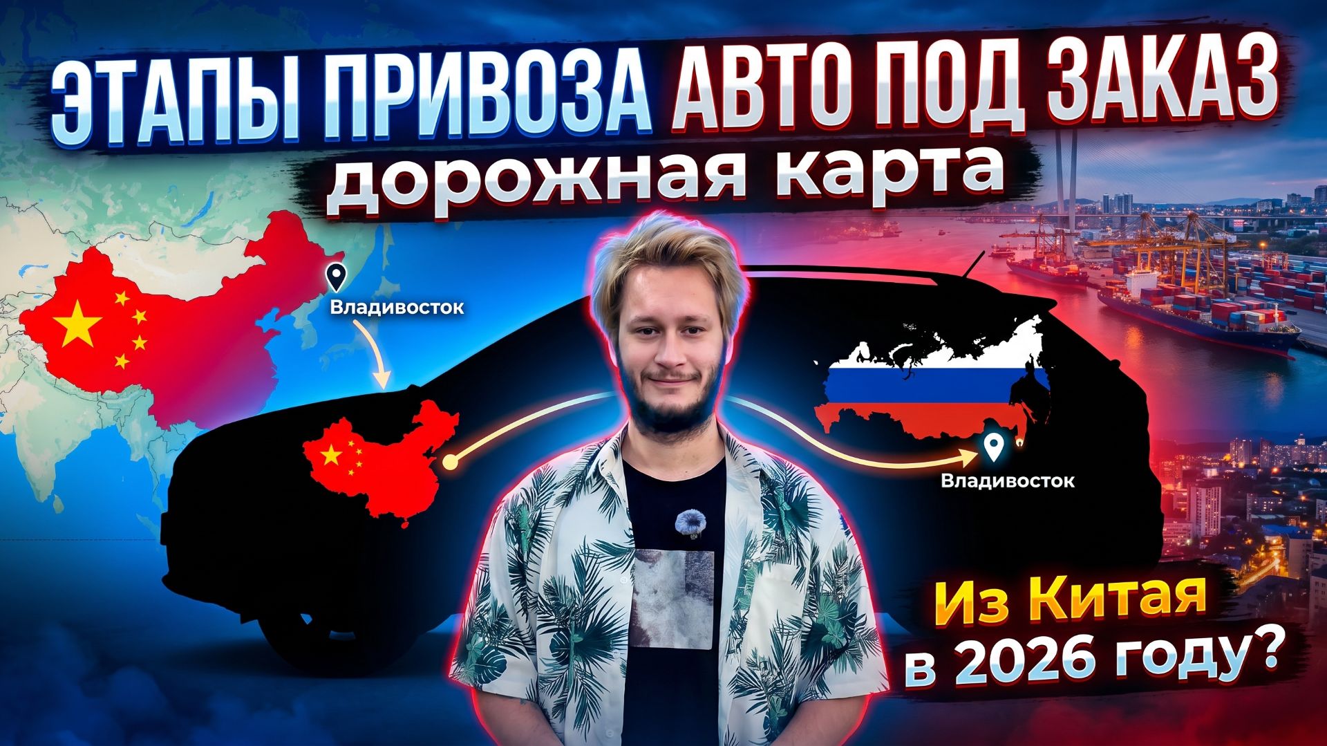 Покупка машины в Китае под ключ - Дорожная карта