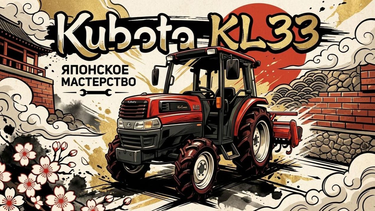 Обзор трактора Kubota KL33