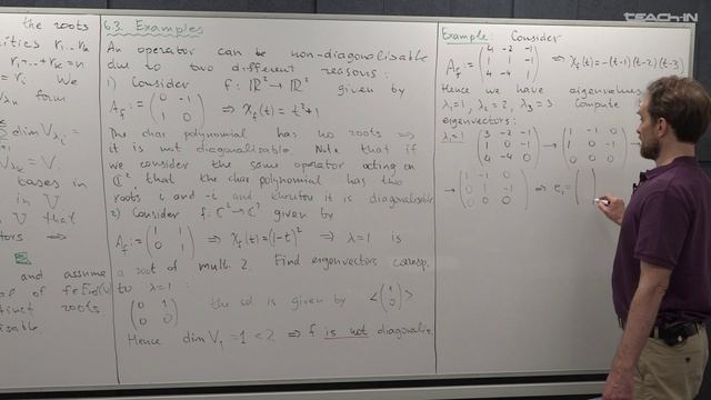 Smirnov S.V. - Linear Algebra - 23. Diagonalizable And Nilpotent Operators. Spectrum Of An Operator