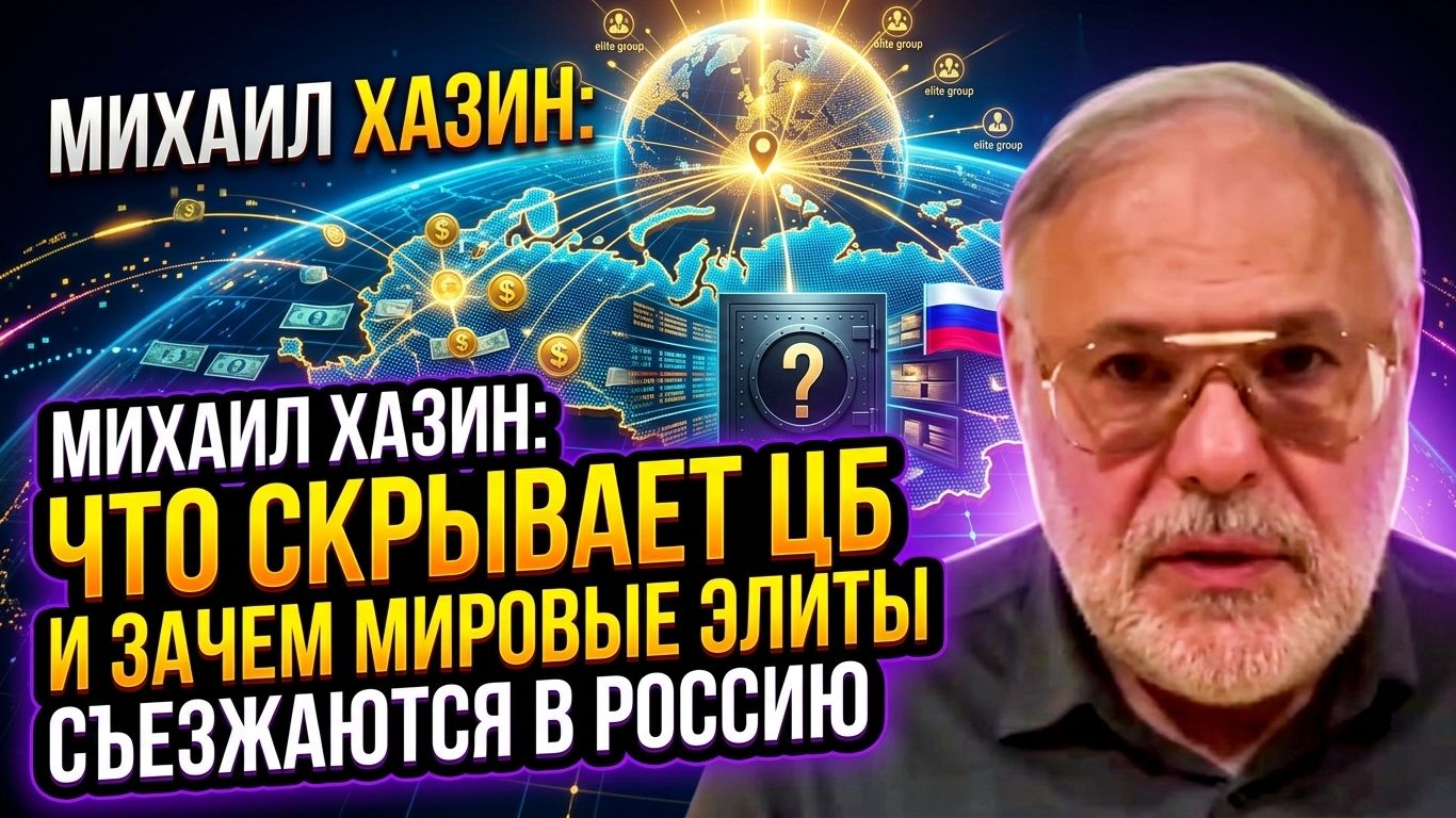 Михаил Хазин: Что скрывает ЦБ и зачем мировые элиты съезжаются в Россию