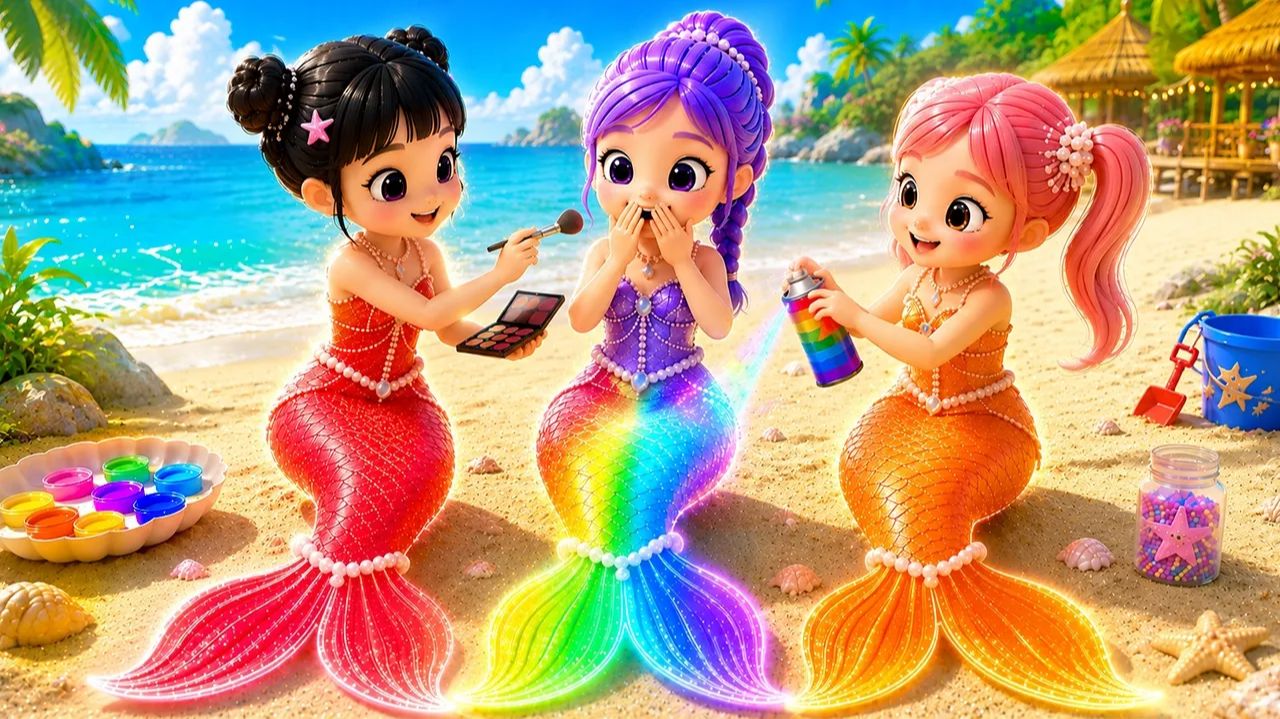 Мультики для детей. Руми, Мира и Зои превращаются в русалок 🧜♀️✨ Детские мультики смотреть