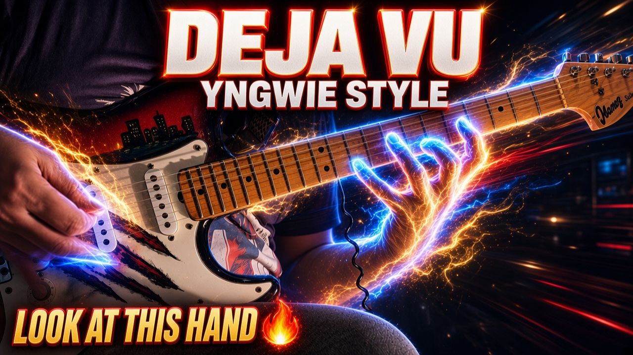 Можно сломать гитару играя это! Yngwie Malmsteen - Deja Vu