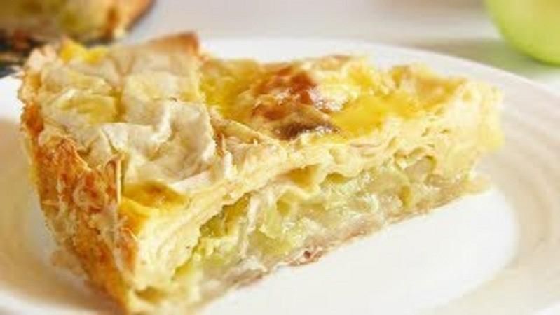 Простой яблочный пирог из лаваша!